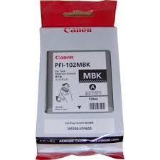 CANON Ink original Ink Cart. PFI-102MBK  IPF 500/600/610/650/655/700/ 710/720/750/755//LP17/LP24 mattblack (0894B001) Ink Cart. PFI-102MBK  IPF 500/600/610/650/655/700/ 710/720/750/755//LP17/LP24 mattblack (0894B001)