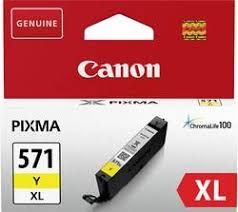 CANON Ink original Ink Cart. CLI-571XL Y :Pixma MG 5700/5750/5751/5752/ 5753/6800/6850/6851/6852/6853/ 7750/7751/7752/7753/7700/8050/ 8052/6050/6052/6051/5050/5051/ 5052/8050/8051/8052/9055/9051/ 9050/5055/8053/9052/8053 yellow high capacity (0334C001) In