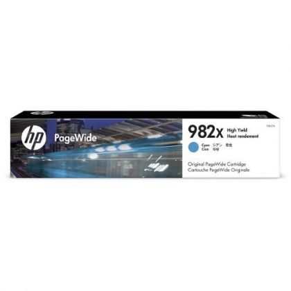 HP Ink original Ink Cart. T0B27A No.982X  PageWide Enterprise Color 765/MFP 780/PageWide Enterprise Color Flow MFP 785 cyan high capacity Ink Cart. T0B27A No.982X  PageWide Enterprise Color 765/MFP 780/PageWide Enterprise Color Flow MFP 785 cyan high capa