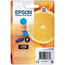 EPSON Ink original Ink Cart. C13T33624012  Expression Home XP-530/ 630/635/830 cyan XL Ink Cart. C13T33624012  Expression Home XP-530/ 630/635/830 cyan XL