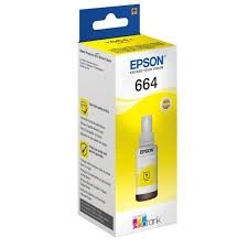 EPSON Ink original Ink Cart. C13T664440  L382/L386/L486/EcoTank ET-2600/ 2650/L310/L375/L575/ Expression ET-2600/2650 yellow Ink Cart. C13T664440  L382/L386/L486/EcoTank ET-2600/ 2650/L310/L375/L575/ Expression ET-2600/2650 yellow