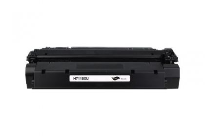 HP Toner cartridge compatible Q7115X/Q2613A/Q2624X/EP25 HP LaserJet 1000/1005/1150/1200/1200n/1200se/1220/1220SE/1300/1300N/3300MFP/3320nMFP/3320MFP/3330MFP/3380MFP; Canon LBP1210/LBP558 , Page yield  3500 , Black Color Type Compatible Q7115X/Q2613A/Q2624