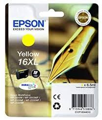 EPSON Ink original Ink Cart. DURABrite C13T16344012  WF2010/2510/2520/2530/2540 yellow XL Ink Cart. DURABrite C13T16344012  WF2010/2510/2520/2530/2540 yellow XL