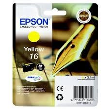 EPSON Ink original Ink Cart. DURABrite C13T16244012  WF2010/2510/2520/2530/2540 yellow Ink Cart. DURABrite C13T16244012  WF2010/2510/2520/2530/2540 yellow