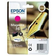 EPSON Ink original Ink Cart. DURABrite C13T16234012  WF2010/2510/2520/2530/2540 magenta Ink Cart. DURABrite C13T16234012  WF2010/2510/2520/2530/2540 magenta