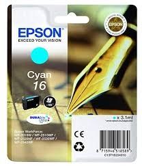 EPSON Ink original Ink Cart. DURABrite C13T16224012  WF2010/2510/2520/2530/2540 cyan Ink Cart. DURABrite C13T16224012  WF2010/2510/2520/2530/2540 cyan