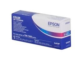 EPSON Ink original Ink Cart. C33S020410  TM-C100 4-color Multipack (SJIC9P) Ink Cart. C33S020410  TM-C100 4-color Multipack (SJIC9P)