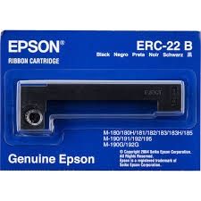 EPSON Ribbon original Ribbon ERC-22B  M-180/190 black (C43S015358) Ribbon ERC-22B  M-180/190 black (C43S015358)