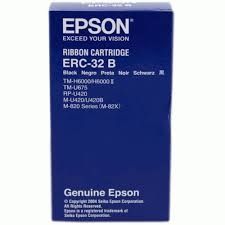 EPSON Ribbon original Ribbon ERC-32B  TM-U675/H6000/II/RP-M-U420/ U675/820/825 black (C43S015371) Ribbon ERC-32B  TM-U675/H6000/II/RP-M-U420/ U675/820/825 black (C43S015371)