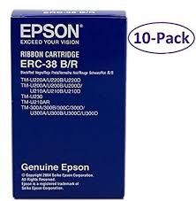 EPSON Ribbon original Ribbon ERC-38B/R  TM300/U-300/210D/220/230 black/red (C43S015376) Ribbon ERC-38B/R  TM300/U-300/210D/220/230 black/red (C43S015376)