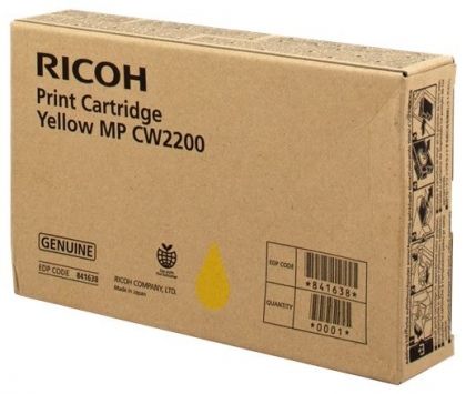 RICOH Gel ink original Gel Cart.  MPC W2200SP yellow (841638) Gel Cart.  MPC W2200SP yellow (841638)