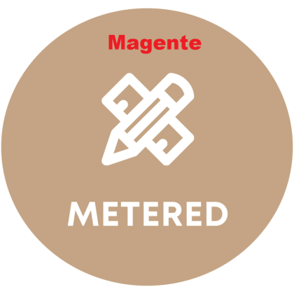 Metered Magenta Xerox Color 550,C60-34K/ 737g #006R01523