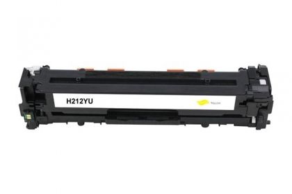 HP Toner cartridge compatible Cartridge 731Y/ CF212A HP LaserJet Pro 200 color M251n/M251nw, MFP M276n/M276nw; Canon i-Sensys LBP7100Cn/7110Cw, MF8280Cw/MF8230Cn , Page yield  1800 , Yellow Color Type Reman Cartridge 731Y/ CF212A HP LaserJet Pro 200 color