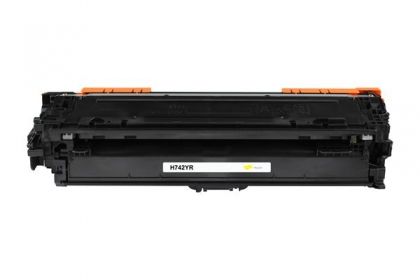 HP Toner cartridge compatible CE742A HP Color LaserJet Professional CP5225 series , Page yield  7300 , Yellow Color Type Reman CE742A HP Color LaserJet Professional CP5225 series , Page yield  7300 , Yellow Color Type Reman