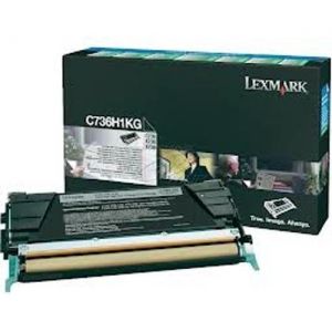 LEXMARK Toner cartridge original C736H1KG  C73x black high capacity C736H1KG  C73x black high capacity
