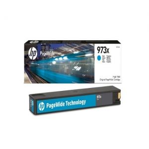 HP Ink original Ink Cart. F6T81AE No. 973XL  PageWide Pro 452/477/ P5520/P57750 cyan high capacity Ink Cart. F6T81AE No. 973XL  PageWide Pro 452/477/ P5520/P57750 cyan high capacity