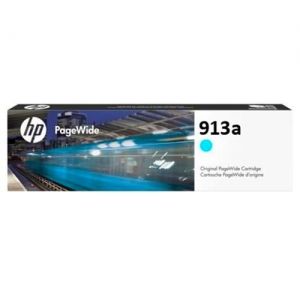 HP Ink original Ink Cart. Pagewide F6T77AE No. 913A  Pagewide Pro 352/452 cyan Ink Cart. Pagewide F6T77AE No. 913A  Pagewide Pro 352/452 cyan
