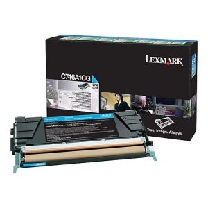 LEXMARK Toner cartridge original C746A1CG  C746/48 cyan C746A1CG  C746/48 cyan