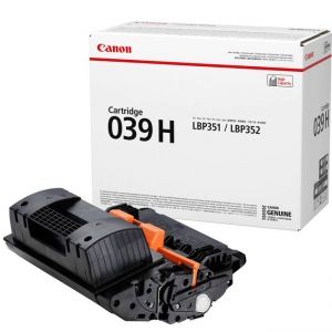 CANON Toner cartridge original Cart. 039H  imageClass LBP351dn/LBP352dn/ i-SENSYS LBP351X/LBP352X black high capacity (0288C001) Cart. 039H  imageClass LBP351dn/LBP352dn/ i-SENSYS LBP351X/LBP352X black high capacity (0288C001)