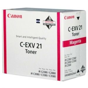 CANON Toner cartridge original C-EXV21  IR C2380i/C2880/C3080/C3080i/ C3380/C3580 magenta (1 x 260g) (0454B002) C-EXV21  IR C2380i/C2880/C3080/C3080i/ C3380/C3580 magenta (1 x 260g) (0454B002)