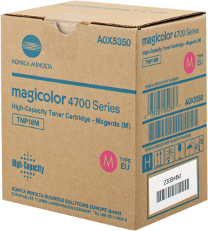 KONICA MINOLTA Toner cartridge original Toner  Magicolor 4750EN/4750DN magenta (A0X5350) Toner  Magicolor 4750EN/4750DN magenta (A0X5350)