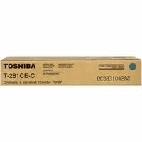 TOSHIBA Toner cartridge original Toner T-281-CEC  e-Studio 281c/351e/451e cyan (6AK00000046) Toner T-281-CEC  e-Studio 281c/351e/451e cyan (6AK00000046)