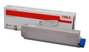 OKI Toner cartridge original Toner MC822 magenta (44844614) Toner MC822 magenta (44844614)