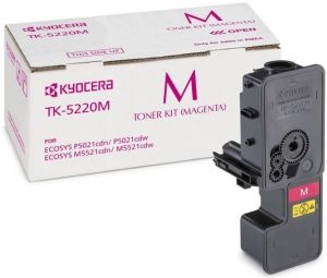 KYOCERA Toner cartridge original Toner TK-5220M magenta  ECOSYS M5521cdn/ M5521cdw/P5021cdn/P5021cdw (1T02R9BNL1) Toner TK-5220M magenta  ECOSYS M5521cdn/ M5521cdw/P5021cdn/P5021cdw (1T02R9BNL1)