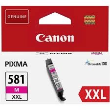 CANON Ink original Ink Cart. CLI-581M XXL  PIXMA TR7550/8550/ TS6150/ 6151/8150/8151/8152/9150/9155 magenta extra high capacity (1996C001) Ink Cart. CLI-581M XXL  PIXMA TR7550/8550/ TS6150/ 6151/8150/8151/8152/9150/9155 magenta extra high capacity (1996C0