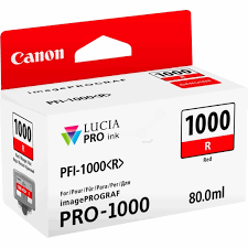 CANON Ink original Ink Cart.PFI-1000R  imagePROGRAF Pro-1000 red (0554C001) Ink Cart.PFI-1000R  imagePROGRAF Pro-1000 red (0554C001)