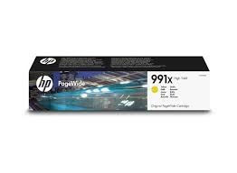 HP Ink original Ink Cart. M0J98AE No. 991X  PageWide Managed P77740dw/ P77750z/Pro 750dw/772dn/777z yellow high capacity Ink Cart. M0J98AE No. 991X  PageWide Managed P77740dw/ P77750z/Pro 750dw/772dn/777z yellow high capacity