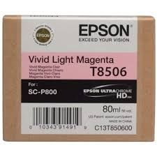 EPSON Ink original Ink Cart. C13T850600  P800 Vivid Light Magenta Ink Cart. C13T850600  P800 Vivid Light Magenta