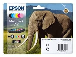 EPSON Ink original Ink Cart. Multipack Claria Photo HD C13T24284011  Expression Photo XP750/850/950 6-colors Ink Cart. Multipack Claria Photo HD C13T24284011  Expression Photo XP750/850/950 6-colors