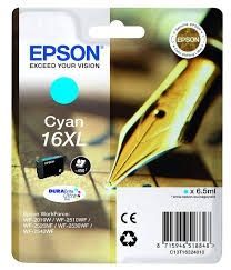 EPSON Ink original Ink Cart. DURABrite C13T16324012  WF2010/2510/2520/2530/2540 cyan XL Ink Cart. DURABrite C13T16324012  WF2010/2510/2520/2530/2540 cyan XL